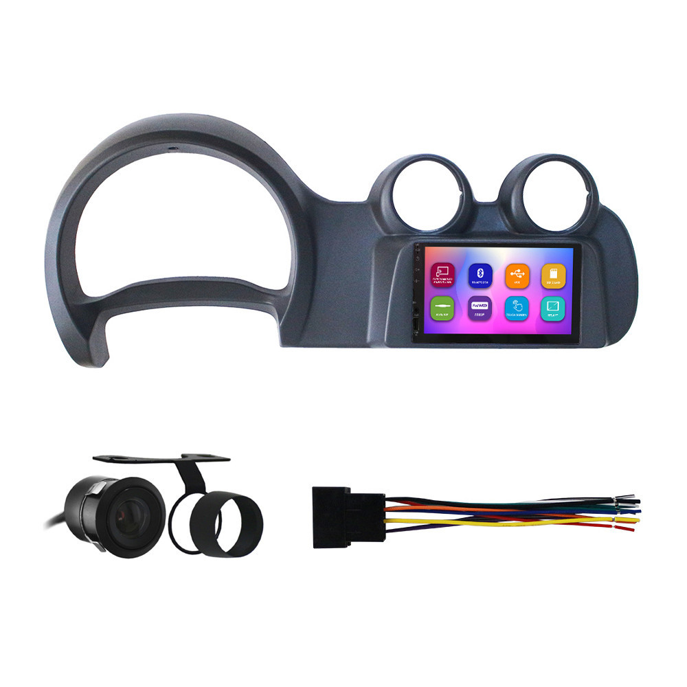 Kit Multimídia 7 Pol Uno Vivace 2010 2011 A 2014 Fiorino 2015 Em Diante Espelhamento Android Ios 2 Din Cinza Camera Ré em Oferta na Shopee