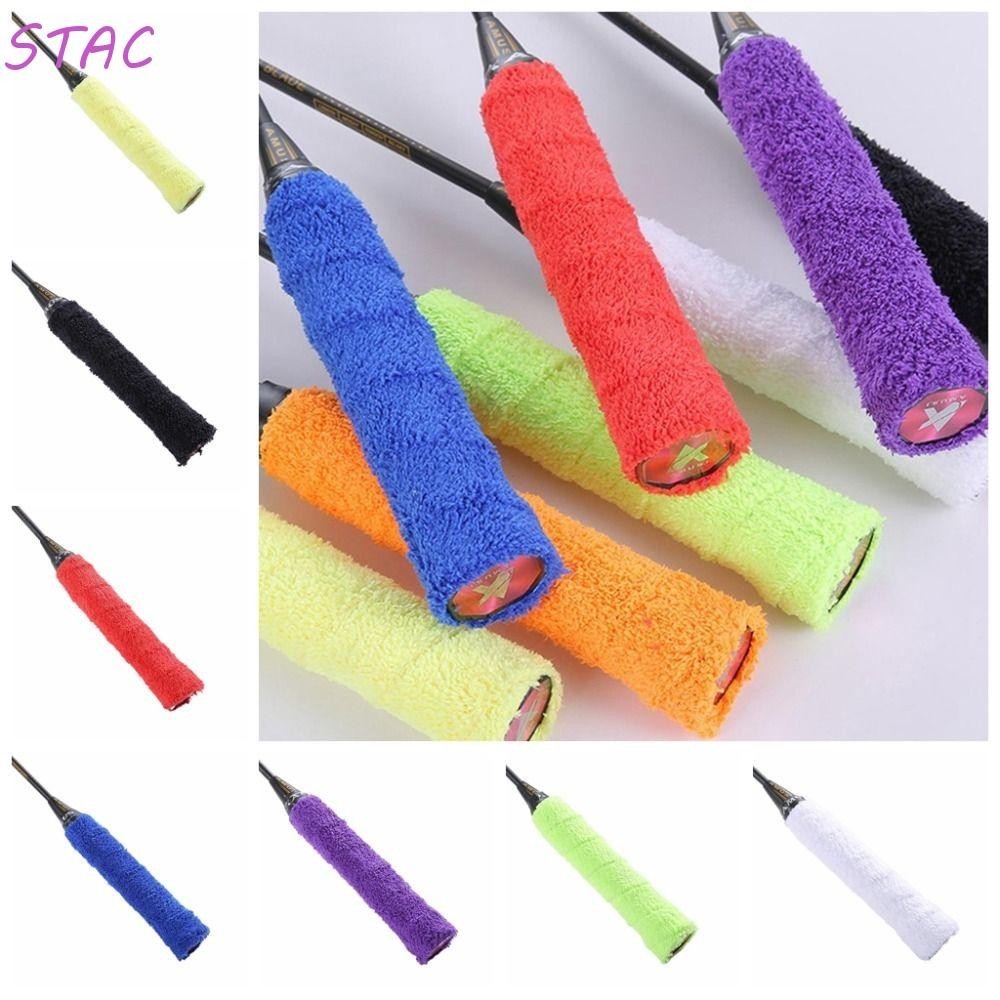 Fita Adesiva STAC Sweat Band Grip , Macia Absorvente De Suor Sobre Sweatband , Badminton Racket Hand Toalha Respirável Anti-Derrapante Vara De Pesca Overgrips Tênis De Mesa