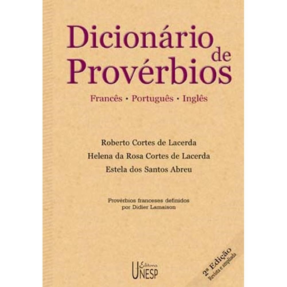 Dicionário de provérbios - 2ª edição