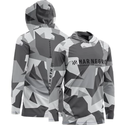 Camiseta x Protection Sublimada Camuflada Geometrica - Mar Negro