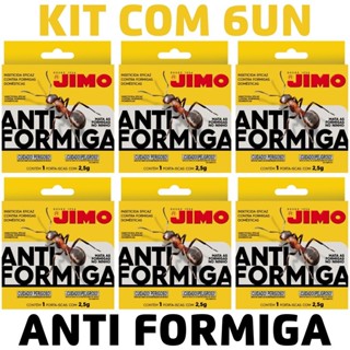 KIT 6 Jimo Antiformiga Cartucho 2,5g em Oferta na Shopee