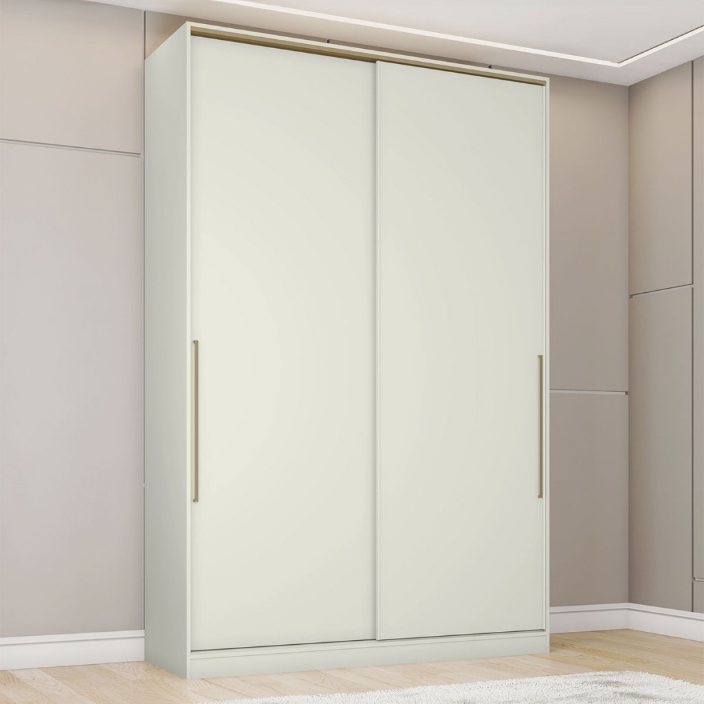 Guarda Roupa Solteiro Modulado Seletto 2 Portas Areia - Henn em Oferta na Shopee