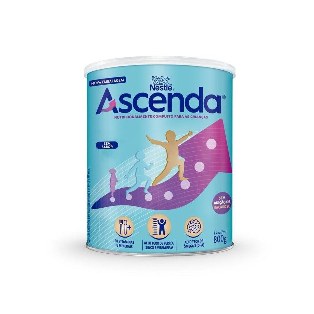 Suplemento Alimentar Nestlé Ascenda Sem Sabor 800g em Oferta na Shopee