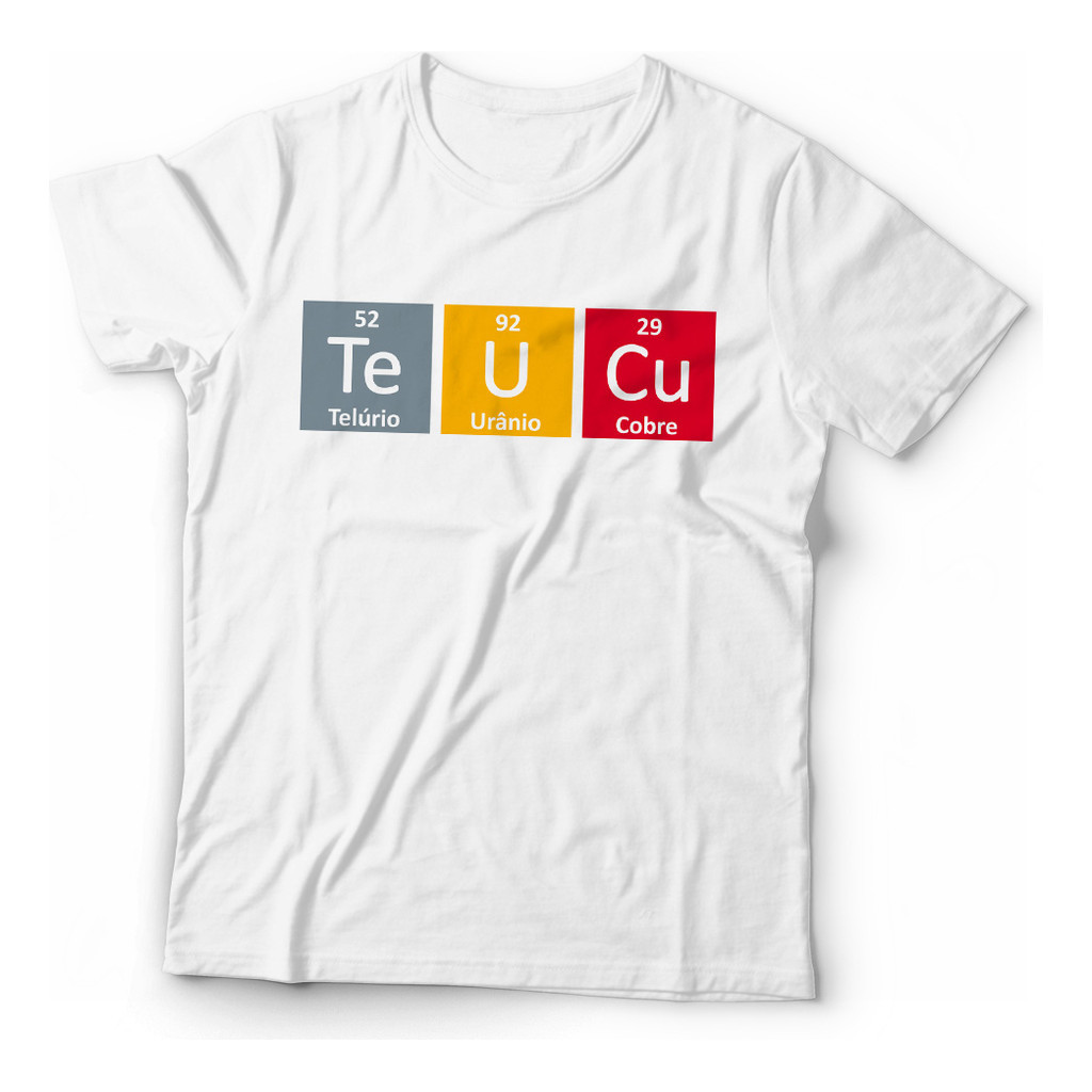 Camiseta Camisa Teu Cu Química Humor Frases Engraçadas sweatshirt em Oferta na Shopee