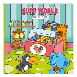 Livro para Colorir Cute World Magic - 1 Unidade em Oferta na Shopee