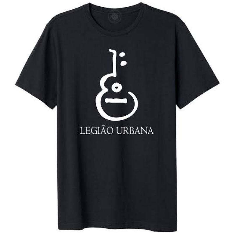 Camiseta Legião Urbana Banda Clássica Preta + Chaveiro Legião Urbana