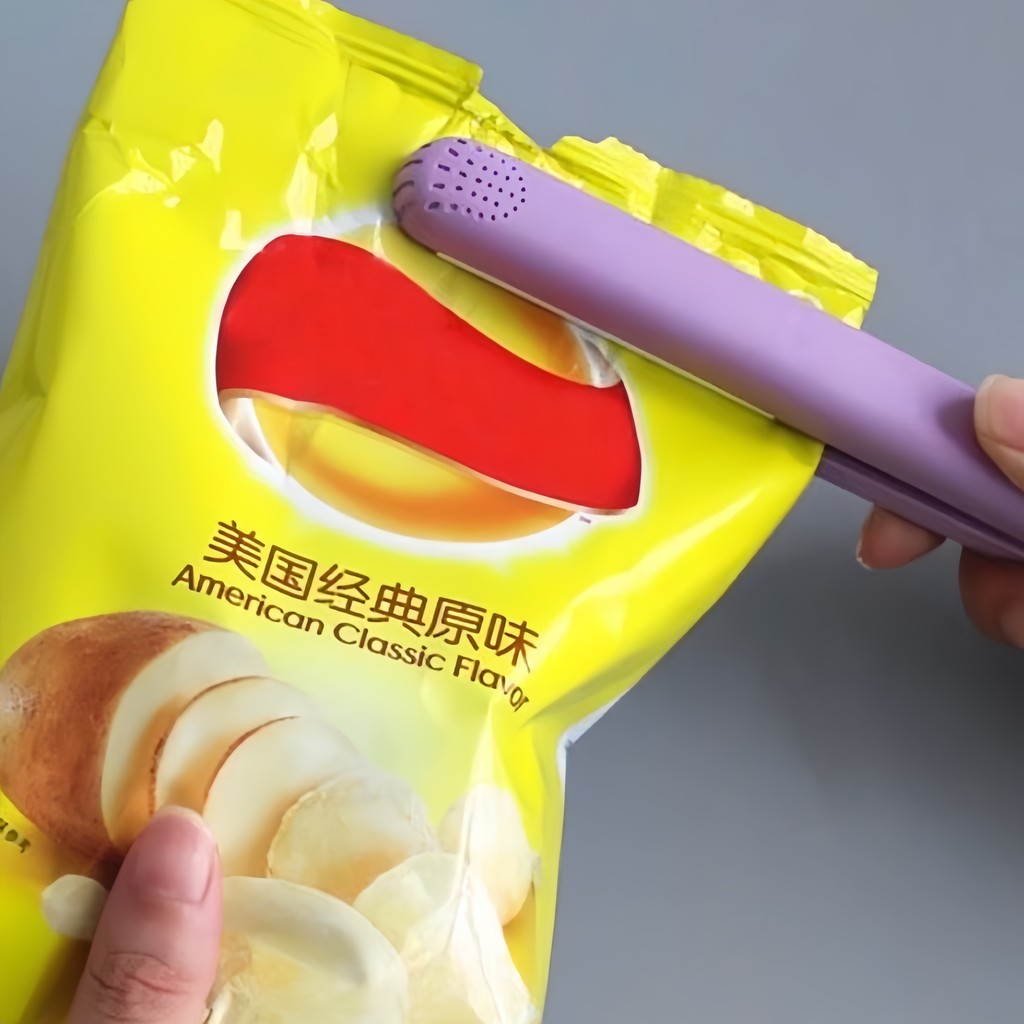 Mini Seladora de Embalagem Plástica de Alimentos Portátil Sela e Veda
