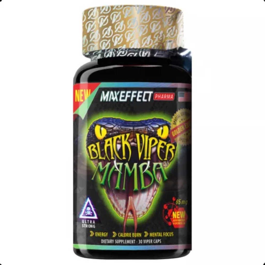 Termogênico Black Viper Mamba 30 Cápsulas - Maxeffect