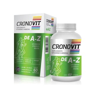 Suplemento Vitamínico-Mineral Cronovit de A-Z 60 Comprimidos em Oferta na Shopee