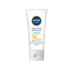 Protetor Solar Facial Nivea Sun Toque Seco Antissinais FPS70 40ml
