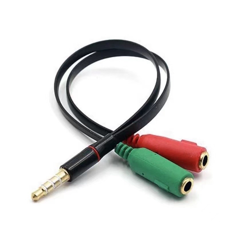 Cabo Adaptador P2 X P3 Headset Fone Microfone Áudio Ps4 Xbox em Oferta na Shopee