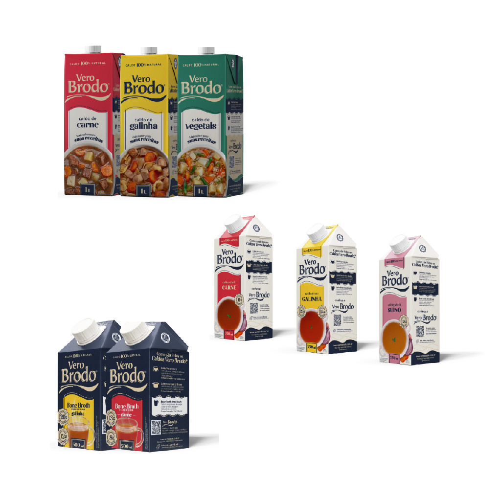Kit Experiencia Vero Brodo Caldos Concentrados Todos Sabores - Food & Beverages