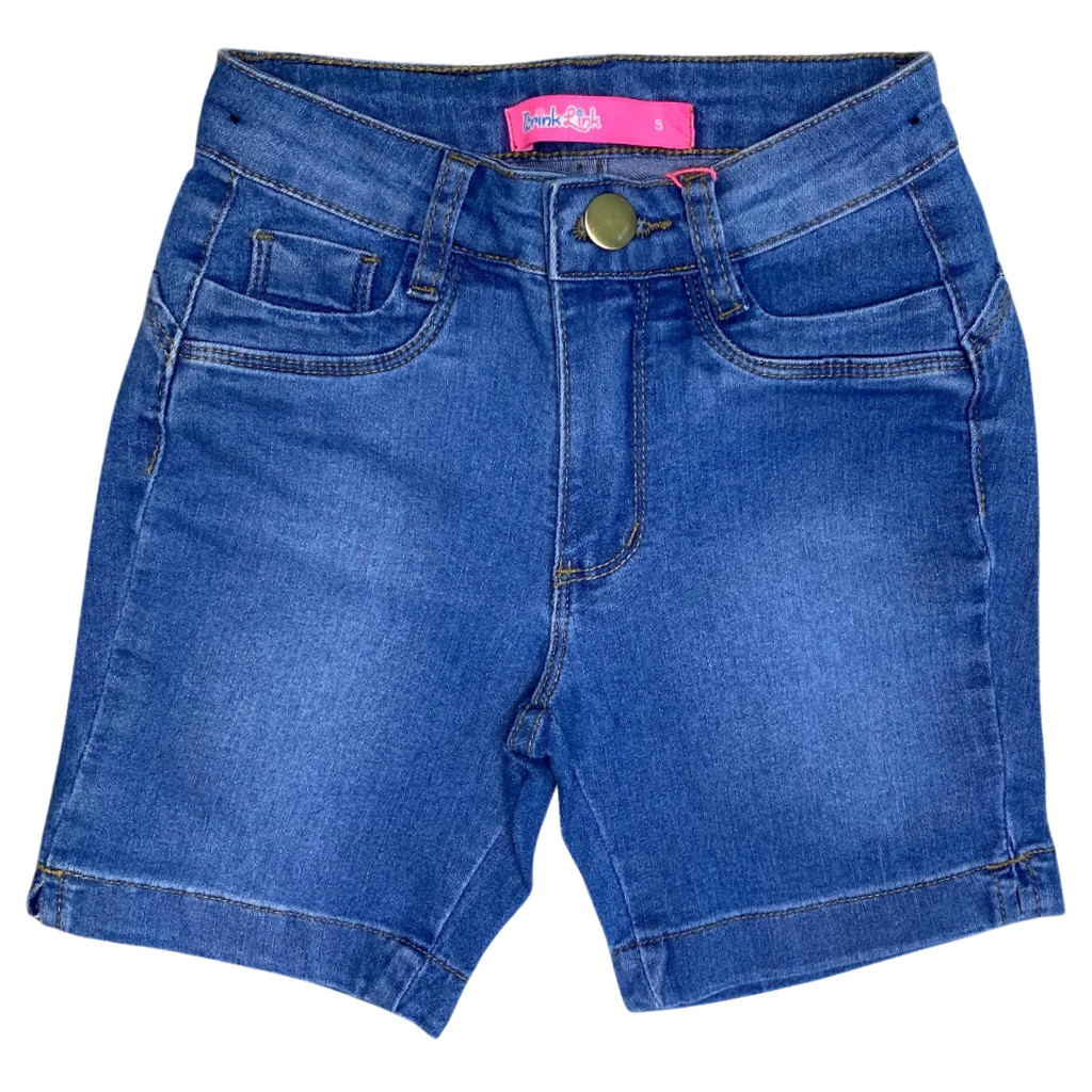 Bermuda Jeans Feminina Ciclista Meninas Infantil Short em Oferta na Shopee