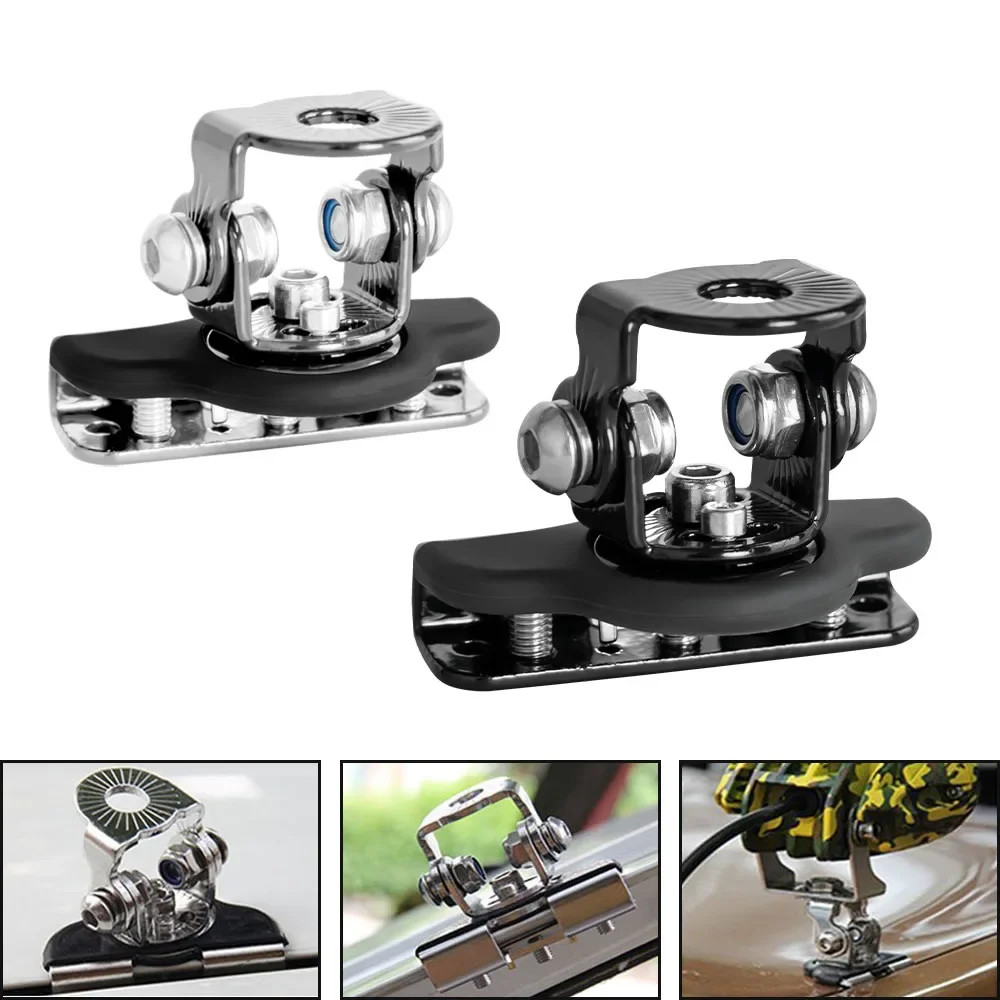 2pcsCar Farol Titular A-Pilar Capô LED Barra De Luz De Trabalho Braçadeira Spotlight Suporte De Montagem Para Jeep Off R em Oferta na Shopee