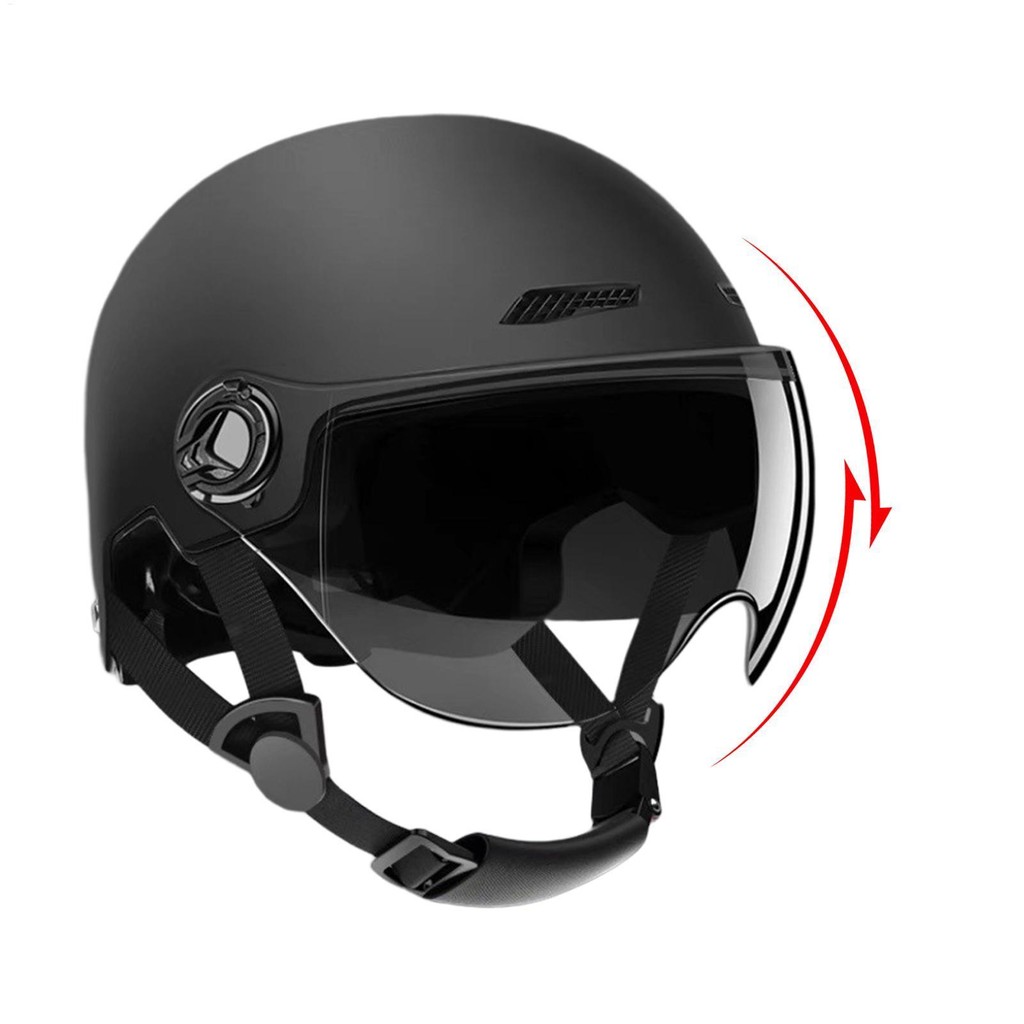 Capacete De Veículo Elétrico Para Motocicleta , Altamente Protetor , Absorção De Choque , Meia Scooter , Escalada , Pati em Oferta na Shopee