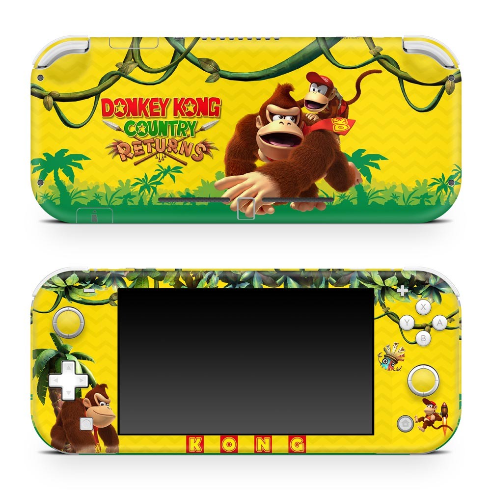Skin Nintendo Switch Lite Adesivo - Donkey Kong Country Returns