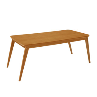 Mesa de Jantar Copper 180cm Madeira Tampo Canto Copo Moderna Mobília em Oferta na Shopee