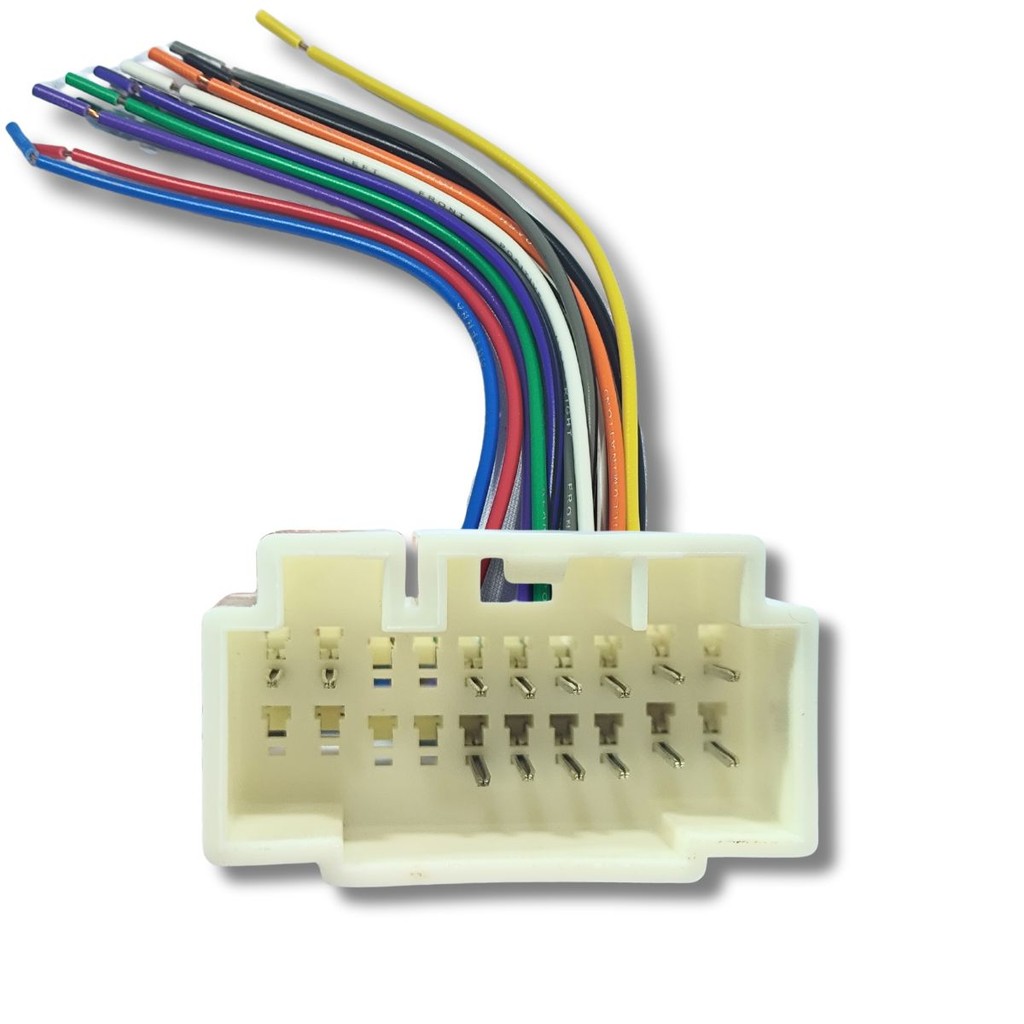 CHICOTE DE SOM HONDA FIT 14 VIAS CONECTOR PARA RÁDIO MULTIMÍDIA INSTALAÇÃO SEM CORTES