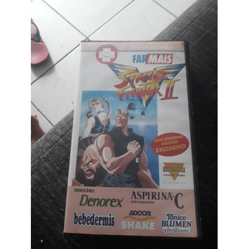 Vhs Street Fighter 2 Episódio 19 E 20 Original Campinas