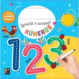 Números - Aprenda a escrever | Capa Dura | Pé da Letra em Oferta na Shopee