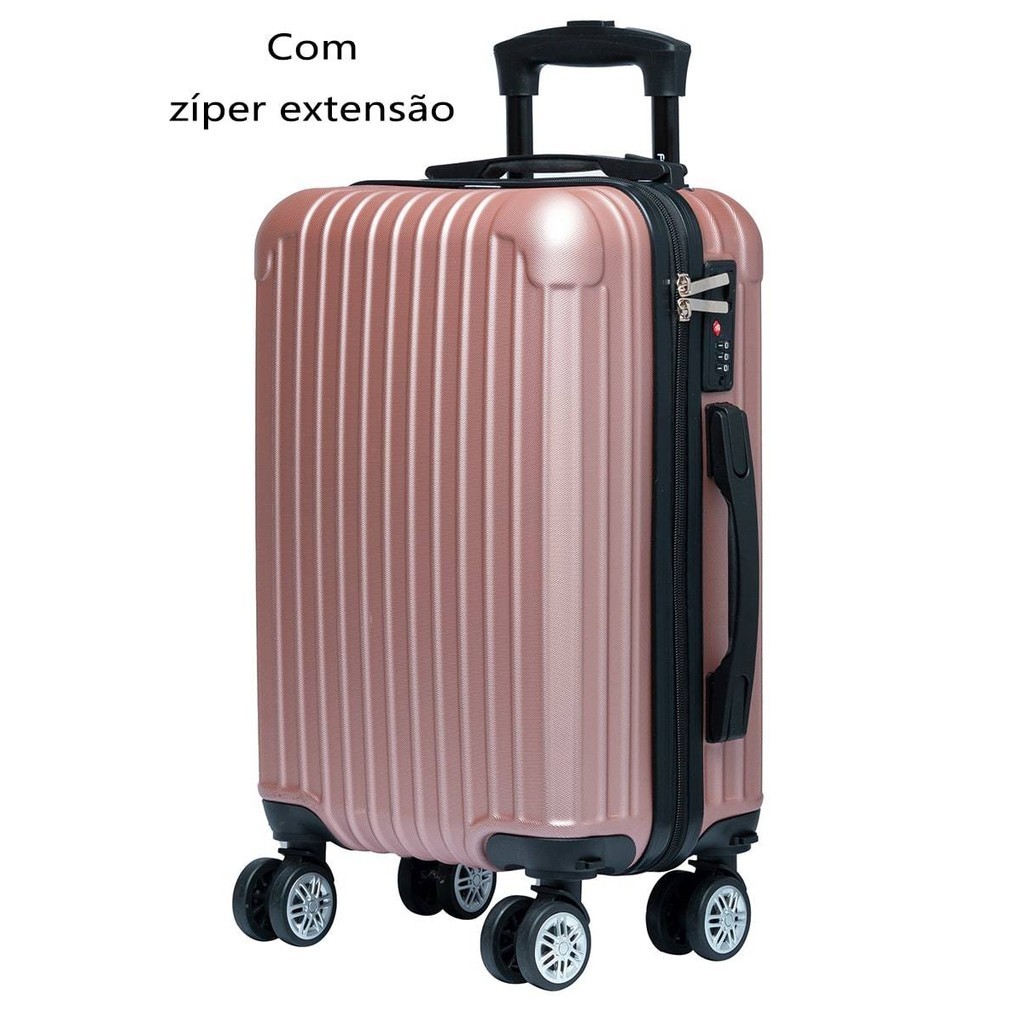 Mala De Viagem Bordo 10KG ABS Roda Dupla Removível Cadeado Embutido ML01