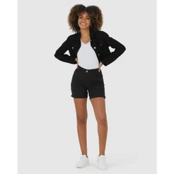 Bermuda Feminina Comfort Em Sarja Com Elastano