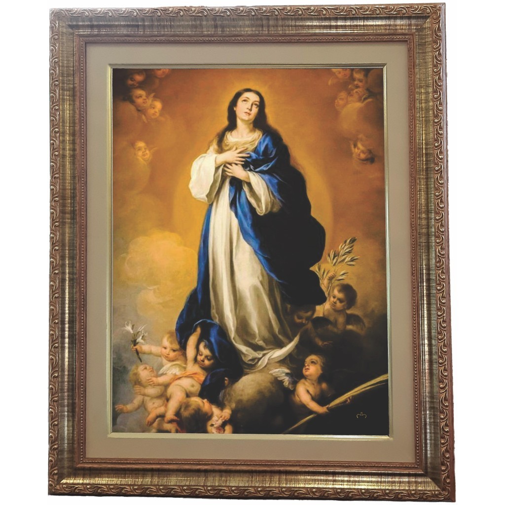 Quadro Da N. Sra. Imac. Conceição, Mod. 02, 53x43cm. Angelus