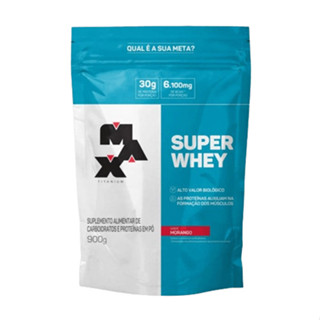 Super Whey (refil-900g) Max Titanium em Oferta na Shopee