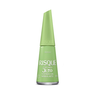 Esmalte Cremoso Verde Vivendo Minha Arte Meu Jeito Risque
