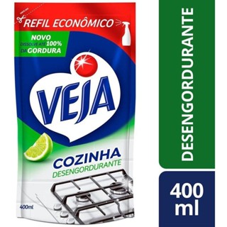 Limpador Desengordurante Cozinha Limao Veja Sache 400ml Ref