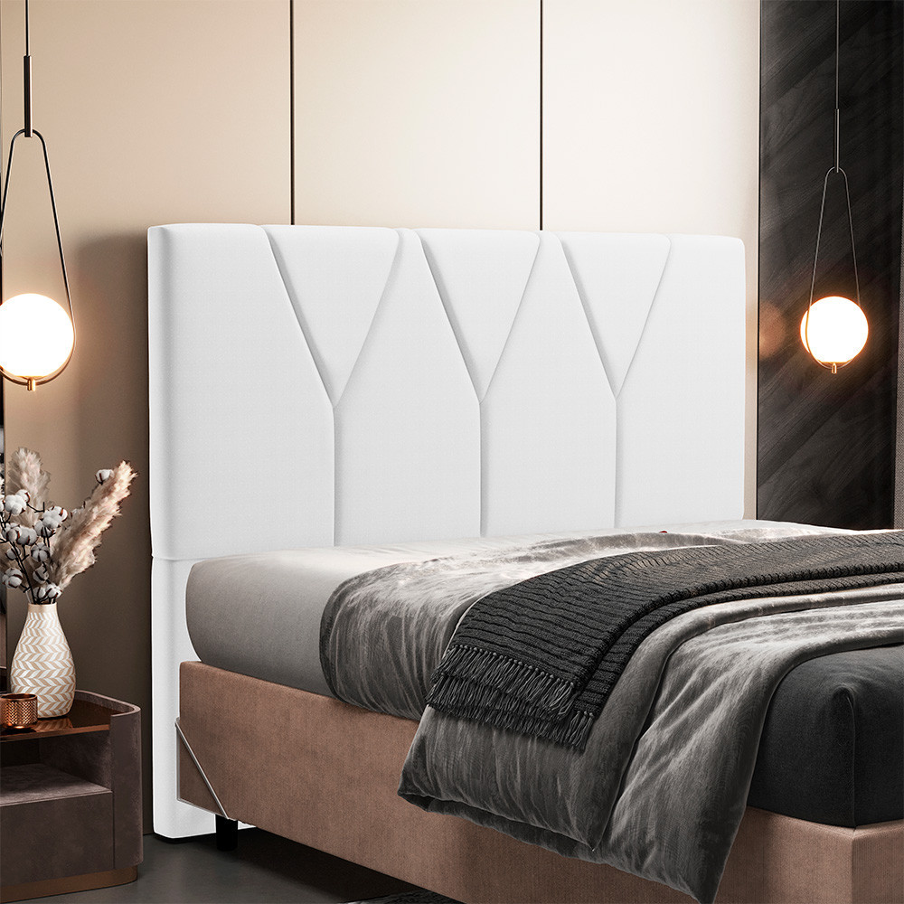 Cabeceira Cama Box Casal 140 cm Aurora W01 Facto Branco - Lyam Decor em Oferta na Shopee