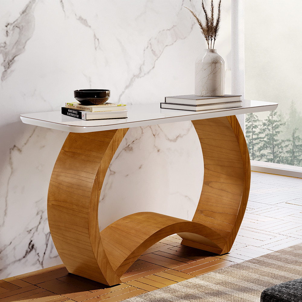 Aparador Bufett Bali com Tampo em MDF Laqueado Off White Grafite e Vidro Canto Copo 150 Moderna Mobilia em Oferta na Shopee