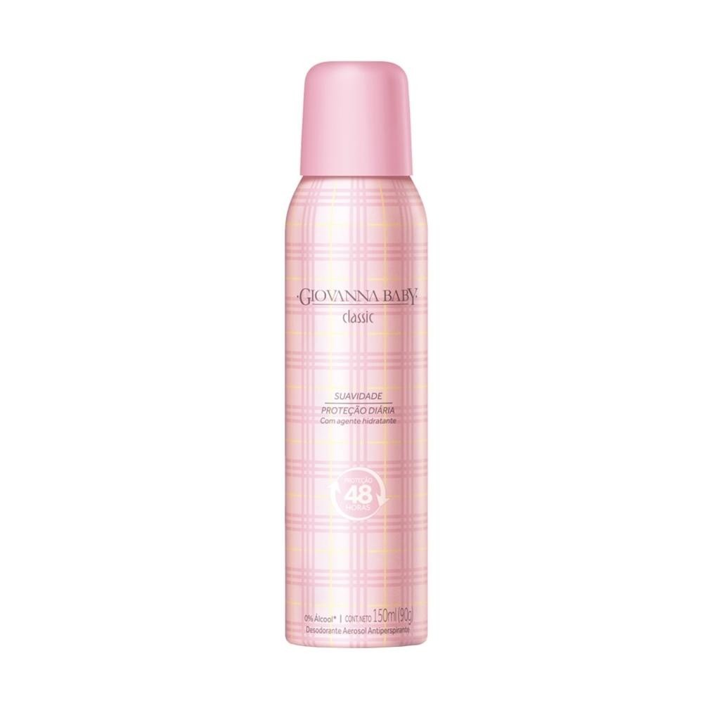 Desodorante Aerosol Giovanna Baby Classic 150ml - Beauty