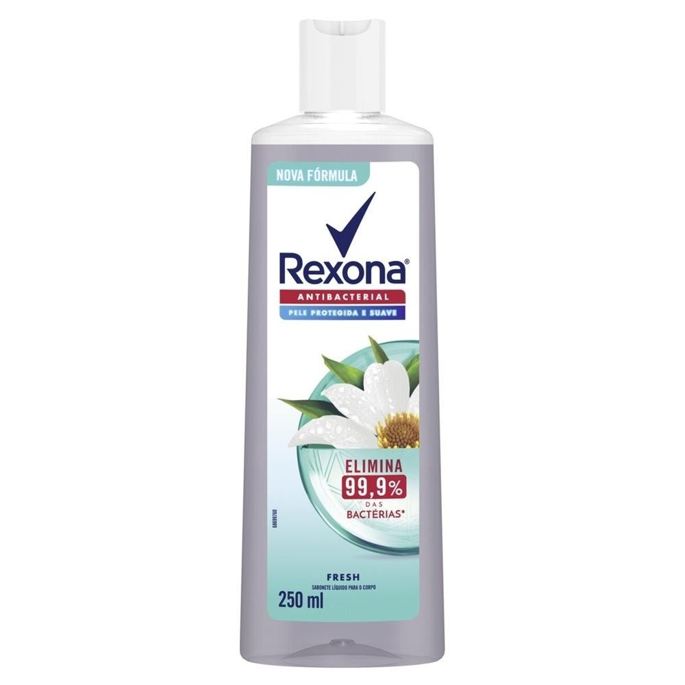 Sabonete Liquido Rexona Antibacterial Fresh 250ml - Beauty