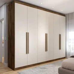 Guarda-Roupa Casal Madalena 6 Portas 6 Gavetas 100% Mdf