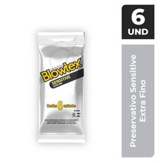 Preservativo Blowtex Sensitive 6un em Oferta na Shopee