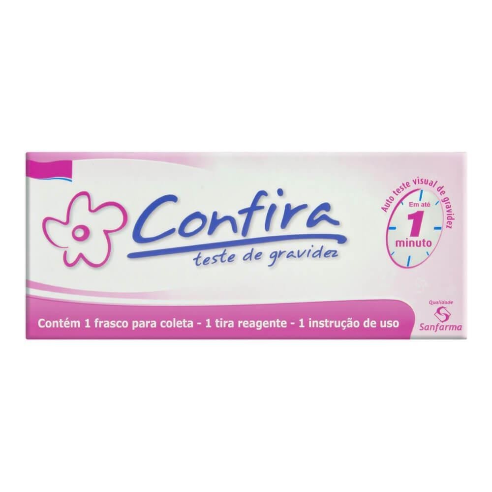 TESTE DE GRAVIDEZ CONFIRA COM 1 TIRA REAGENTE em Oferta na Shopee
