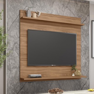 Painel para TV até 50 polegadas com 2 prateleiras DJ Móveis Nevada Nature em Oferta na Shopee