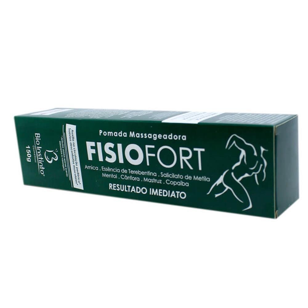 FISIOFORT POMADA MASSAGEADORA COM 150G em Oferta na Shopee