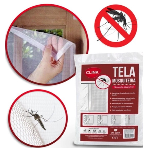Tela Mosquiteira Anti-inseto Mosquito Janela Adaptável 1,3
