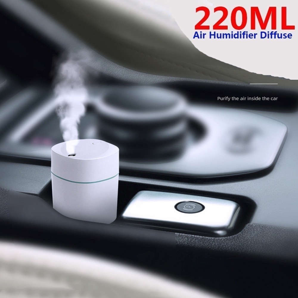 Mini-Umidificador De Ar Aromaterapia Difusor De Óleo Essencial Purificador 220ml Para Escritório De Carros Domésticos