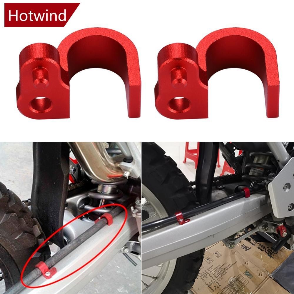 2Pcs Suporte Da Abraçadeira Linha De Freio Dianteira Motocicleta Mangueira CNC Alumínio Para Honda CRF250L