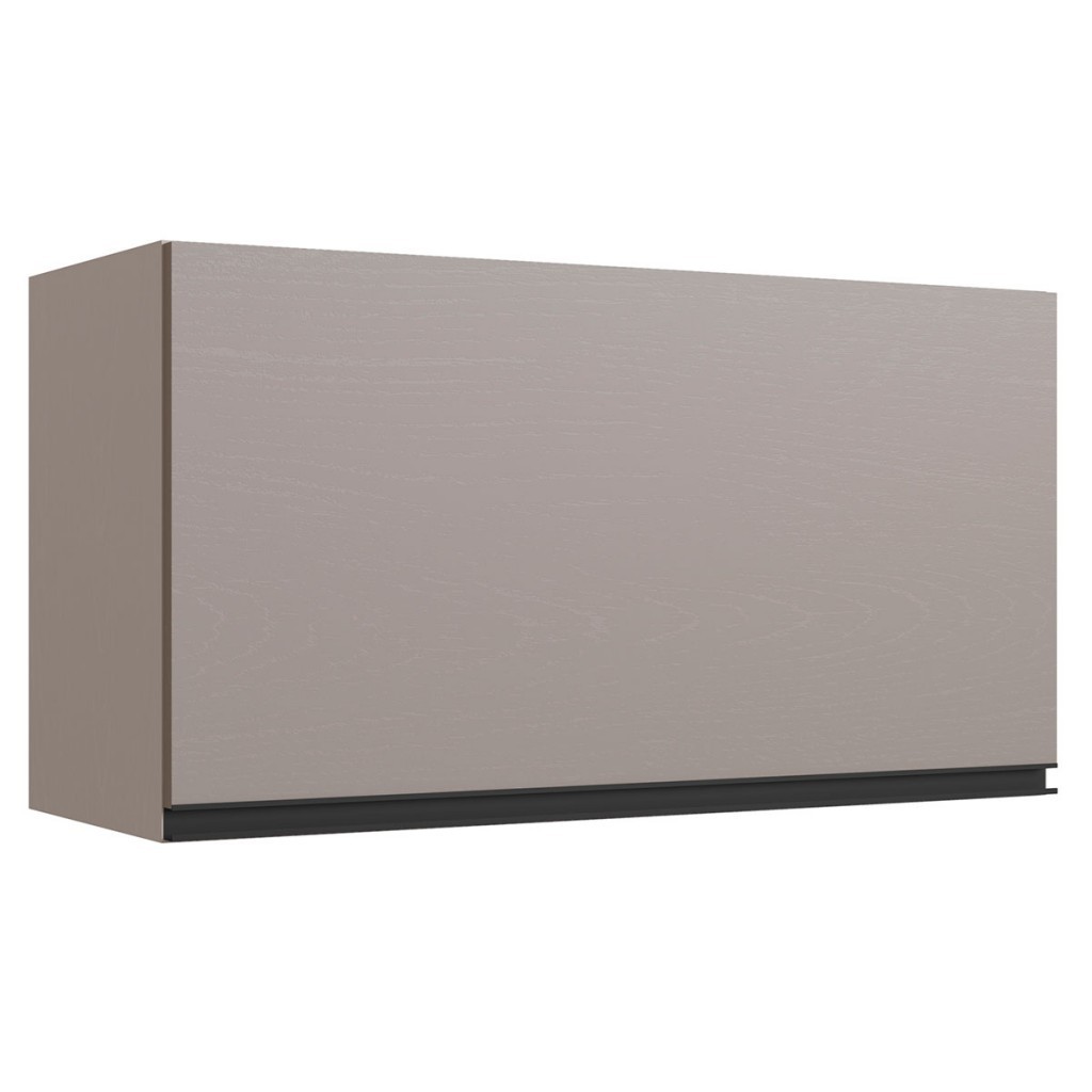 Armário Aéreo Cozinha 80 Cm 1 Porta Basculante Fumê - Quiditá Móveis em Oferta na Shopee