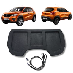 Tampão Bagagito Kwid Carpete Modelo Original Com Par Cordão