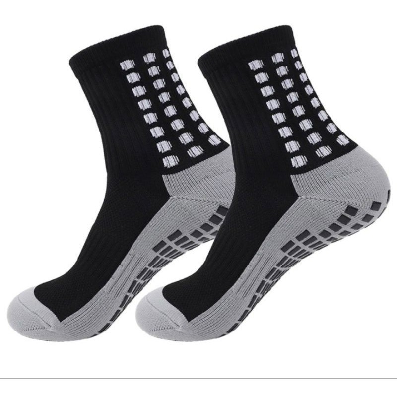 KIT 2 PARES Masculino feminina Meias Esportivas Futebol Algodão Antiderrapantes De Alta Qualidade