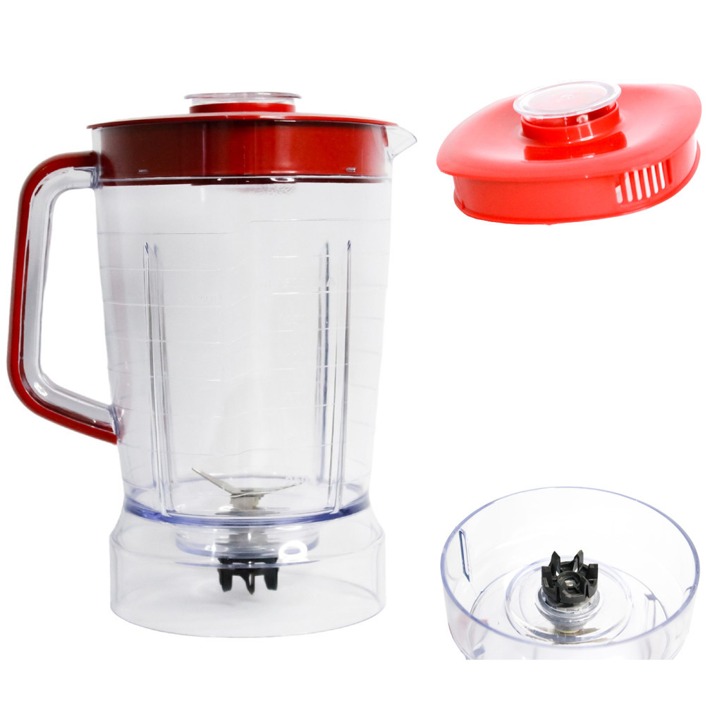 Copo Liquidificador Mondial Inox Turbo L1000 - L1100 - L1200 Vermelho em Oferta na Shopee