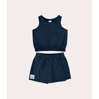 Conjunto Infantil Menina Regata Em Meia Malha E Moletinho Eco Malwee Kids em Oferta na Shopee