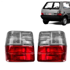 Lente Lanterna traseira Com ré Fiat Uno 1985 86 87 88 89 90 91 92 93 94 95 96 A 2004 Fume