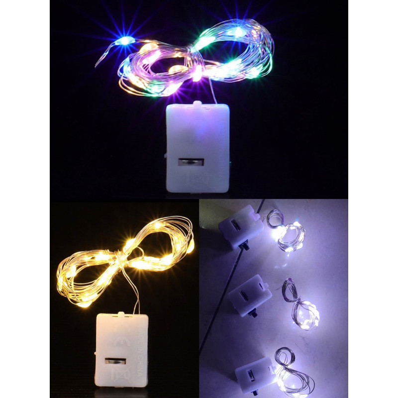 2,5,10 Fios De Led Bateria Fada Para Decoração de 2m em Oferta na Shopee