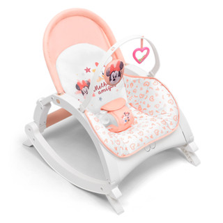 Cadeira de Descanso e Balanço Bebê Musical Minnie Multikids em Oferta na Shopee